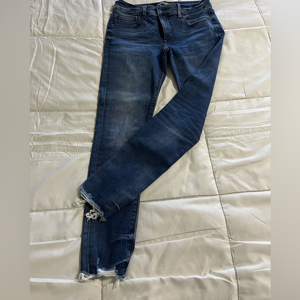 Express Mid-Rise ankle legging, Size 6R